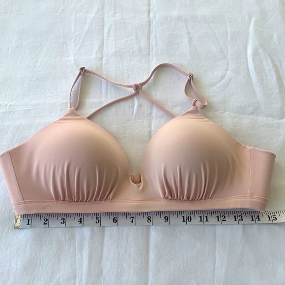 Athleta women’s light pink push-up bikini top, adjustable straps, size L - Picture 13 of 13
